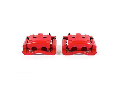 PowerStop Performance Rear Brake Calipers; Red (11-12 F-350 Super Duty DRW)