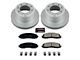 PowerStop Z17 Evolution Plus 8-Lug Brake Rotor and Pad Kit; Rear (13-22 F-350 Super Duty SRW)