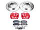 PowerStop Z23 Evolution Sport 8-Lug Brake Rotor, Pad and Caliper Kit; Front (2011 4WD F-350 Super Duty SRW)