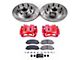 PowerStop Z23 Evolution Sport 8-Lug Brake Rotor, Pad and Caliper Kit; Front (2012 2WD F-350 Super Duty SRW)