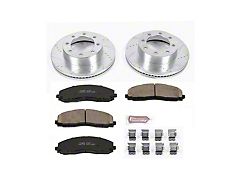 PowerStop Z23 Evolution Sport 8-Lug Brake Rotor and Pad Kit; Front (13-22 4WD F-350 Super Duty)