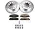 PowerStop Z23 Evolution Sport 10-Lug Brake Rotor and Pad Kit; Front (2016 4WD F-350 Super Duty w/ Wide Track Front Suspension)