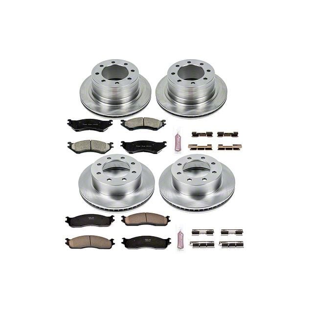 Powerstop Ram Oe Replacement Brake Rotor And Pad Kit Front And