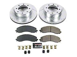 PowerStop Z23 Evolution Sport 8-Lug Brake Rotor and Pad Kit; Front (19-24 RAM 2500)