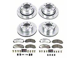 PowerStop Z36 Extreme Truck and Tow 8-Lug Brake and Pad Kit; Front and Rear (19-24 RAM 2500)