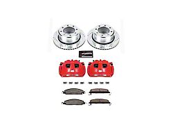 PowerStop Z36 Extreme Truck and Tow 8-Lug Brake Rotor, Pad and Caliper Kit; Rear (09-18 RAM 2500)