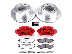 PowerStop Z36 Extreme Truck and Tow 8-Lug Brake Rotor, Pad and Caliper Kit; Rear (03-08 RAM 2500)