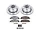 PowerStop Z36 Extreme Truck and Tow 8-Lug Brake Rotor and Pad Kit; Rear (09-18 RAM 2500)