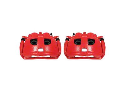 PowerStop Performance Rear Brake Calipers; Red (09-18 RAM 3500 SRW)