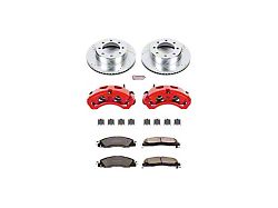 PowerStop Z36 Extreme Truck and Tow 8-Lug Brake Rotor, Pad and Caliper Kit; Front (09-18 RAM 3500)