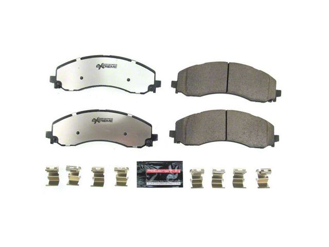 PowerStop Z36 Extreme Truck and Tow Carbon-Fiber Ceramic Brake Pads; Front Pair (19-24 RAM 3500)