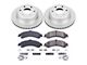 PowerStop Z17 Evolution Plus 6-Lug Brake Rotor and Pad Kit; Rear (01-06 Sierra 1500 w/ Dual Piston Rear Calipers)