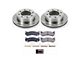 PowerStop OE Replacement 8-Lug Brake Rotor and Pad Kit; Rear (07-10 Sierra 2500 HD)