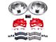 PowerStop Z23 Evolution Sport 8-Lug Brake Rotor, Pad and Caliper Kit; Front (07-10 Sierra 3500 HD DRW)