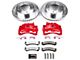 PowerStop Z36 Extreme Truck and Tow 8-Lug Brake Rotor, Pad and Caliper Kit; Front (07-10 Sierra 3500 HD DRW)