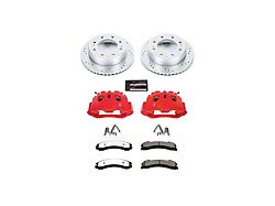 PowerStop Z36 Extreme Truck and Tow 8-Lug Brake Rotor, Pad and Caliper Kit; Front (12-19 Sierra 3500 HD)