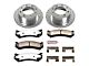 PowerStop Z36 Extreme Truck and Tow 8-Lug Brake Rotor and Pad Kit; Rear (07-10 Sierra 3500 HD SRW)