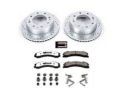 PowerStop Z36 Extreme Truck and Tow 8-Lug Brake Rotor and Pad Kit; Front (12-19 Sierra 3500 HD)