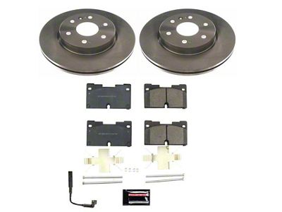 PowerStop OE Replacement 6-Lug Brake Rotor and Pad Kit; Front (19-25 Silverado 1500)