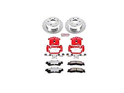 PowerStop Z36 Extreme Truck and Tow 6-Lug Brake Rotor, Pad and Caliper Kit; Rear (03-06 Silverado 1500 w/ Single Piston Rear Calipers)