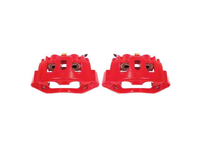 PowerStop Performance Rear Brake Calipers; Red (11-19 Silverado 2500 HD)