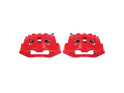 PowerStop Performance Rear Brake Calipers; Red (11-19 Silverado 3500 HD SRW)