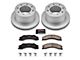 PowerStop Z17 Evolution Plus 8-Lug Brake Rotor and Pad Kit; Rear (11-19 Silverado 3500 HD DRW)