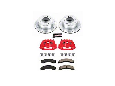 PowerStop Z23 Evolution Sport 8-Lug Brake Rotor, Pad and Caliper Kit; Front (2011 Silverado 3500 HD)