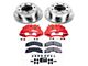 PowerStop Z23 Evolution Sport 8-Lug Brake Rotor, Pad and Caliper Kit; Rear (11-19 Silverado 3500 HD DRW)