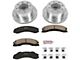 PowerStop Z23 Evolution Sport 8-Lug Brake Rotor and Pad Kit; Rear (11-19 Silverado 3500 HD DRW)