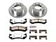 PowerStop Z36 Extreme Truck and Tow 8-Lug Brake Rotor and Pad Kit; Rear (07-10 Silverado 3500 HD SRW)