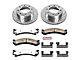 PowerStop Z36 Extreme Truck and Tow 8-Lug Brake Rotor and Pad Kit; Front (07-10 Silverado 3500 HD)