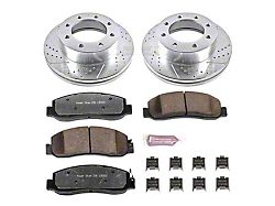 PowerStop Z36 Extreme Truck and Tow 8-Lug Brake Rotor and Pad Kit; Front (2011 4WD F-250 Super Duty)