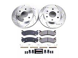 PowerStop Z23 Evolution Sport 6-Lug Brake Rotor and Pad Kit; Front (99-06 Silverado 1500)