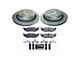 PowerStop Z23 Evolution Sport Brake Rotor and Pad Kit; Rear (02-18 RAM 1500)