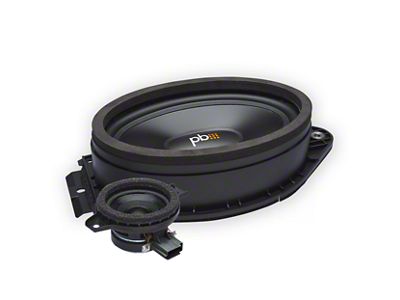 PowerBass 6x9-Inch Direct Fit Premium OEM Replacement Component Speaker; Front Door; 60 Watts RMS/120 Watts Max (15-19 Colorado)