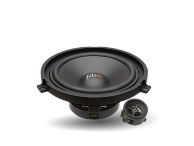 PowerBass 6.50-Inch Direct Fit Premium OEM Replacement Component Speaker; Rear Door; 60 Watts RMS/120 Watts Max (02-08 RAM 1500)