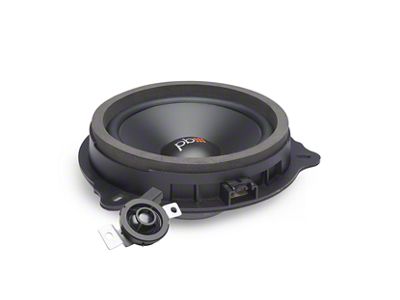 PowerBass 6.50-Inch Direct Fit Premium OEM Replacement Component Speaker; Front Door; 60 Watts RMS/120 Watts Max (19-23 Ranger)