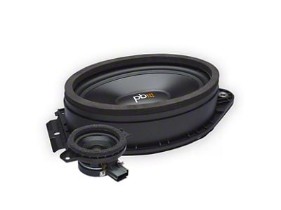 PowerBass 6x9-Inch 2 OHM Direct Fit Premium OEM Replacement Component Speaker; Front Door; 60 Watts RMS/120 Watts Max (14-21 Sierra 1500 w/ BOSE or Premium Sound System)