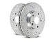 PowerStop Evolution Cross-Drilled and Slotted 8-Lug Rotors; Front Pair (94-96 4WD RAM 2500 w/ 3,500 lb. Front Axle)