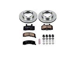 PowerStop OE Replacement 8-Lug Brake Rotor and Pad Kit; Front (94-96 4WD RAM 2500 w/ 3,500 lb. Front Axle)