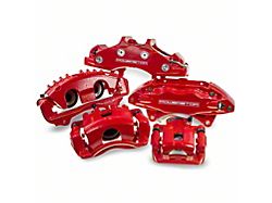 PowerStop Performance Front Brake Calipers; Red (94-96 4WD RAM 2500 w/ 4,500 lb. Front Axle)