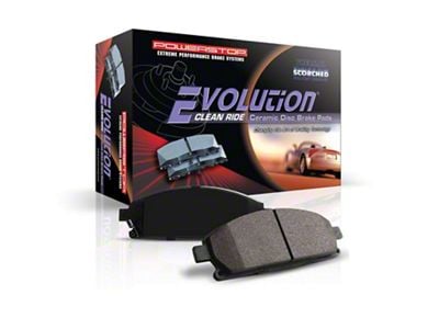 PowerStop Z16 Evolution Clean Ride Ceramic Brake Pads; Front Pair (94-96 4WD RAM 2500 w/ 4,500 lb. Front Axle)