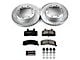 PowerStop Z23 Evolution Sport 8-Lug Brake Rotor and Pad Kit; Front (94-96 4WD RAM 2500 w/ 3,500 lb. Front Axle)