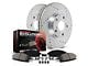 PowerStop Z23 Evolution Sport 8-Lug Brake Rotor and Pad Kit; Front (94-96 4WD RAM 2500 w/ 3,500 lb. Front Axle)