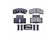 PowerStop Z23 Evolution Sport Carbon-Fiber Ceramic Brake Pads; Front Pair (94-96 4WD RAM 2500 w/ 4,500 lb. Front Axle)