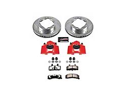 PowerStop Z36 Extreme Truck and Tow 8-Lug Brake Rotor, Pad and Caliper Kit; Front (94-96 4WD RAM 2500 w/ 3,500 lb. Front Axle)