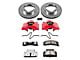 PowerStop Z36 Extreme Truck and Tow 8-Lug Brake Rotor, Pad and Caliper Kit; Front (94-96 4WD RAM 2500 w/ 4,500 lb. Front Axle)