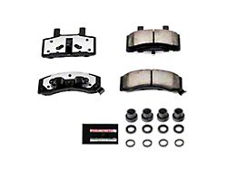 PowerStop Z36 Extreme Truck and Tow Carbon-Fiber Ceramic Brake Pads; Front Pair (94-96 4WD RAM 3500 w/ 3,500 lb. Front Axle)