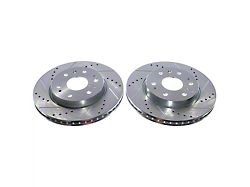 PowerStop Evolution Cross-Drilled and Slotted 6-Lug Rotors; Front Pair (23-25 Canyon)